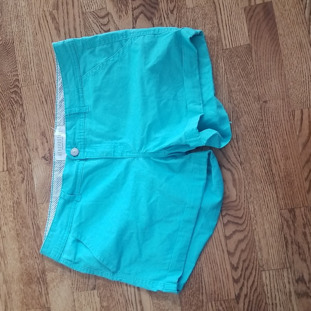 (14) Aéropostale Twill Midi Shorts Vacation Tropical Contemporary Beach Modern